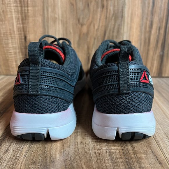 Reebok ZQuick Electrify Mens Running Shoes Black Red Nanoweb M43708 Size 9.5 - Picture 6 of 8